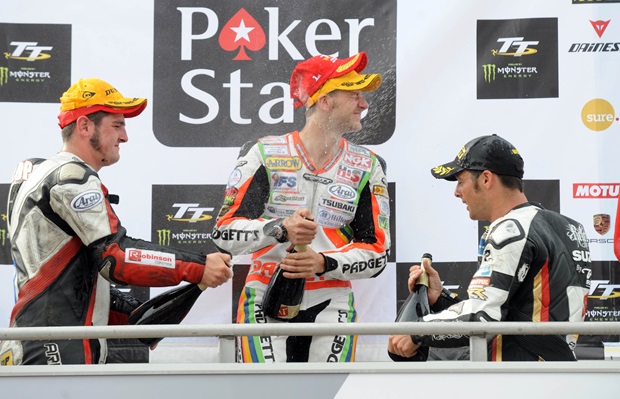 The top three in the 2010 TT solo championship